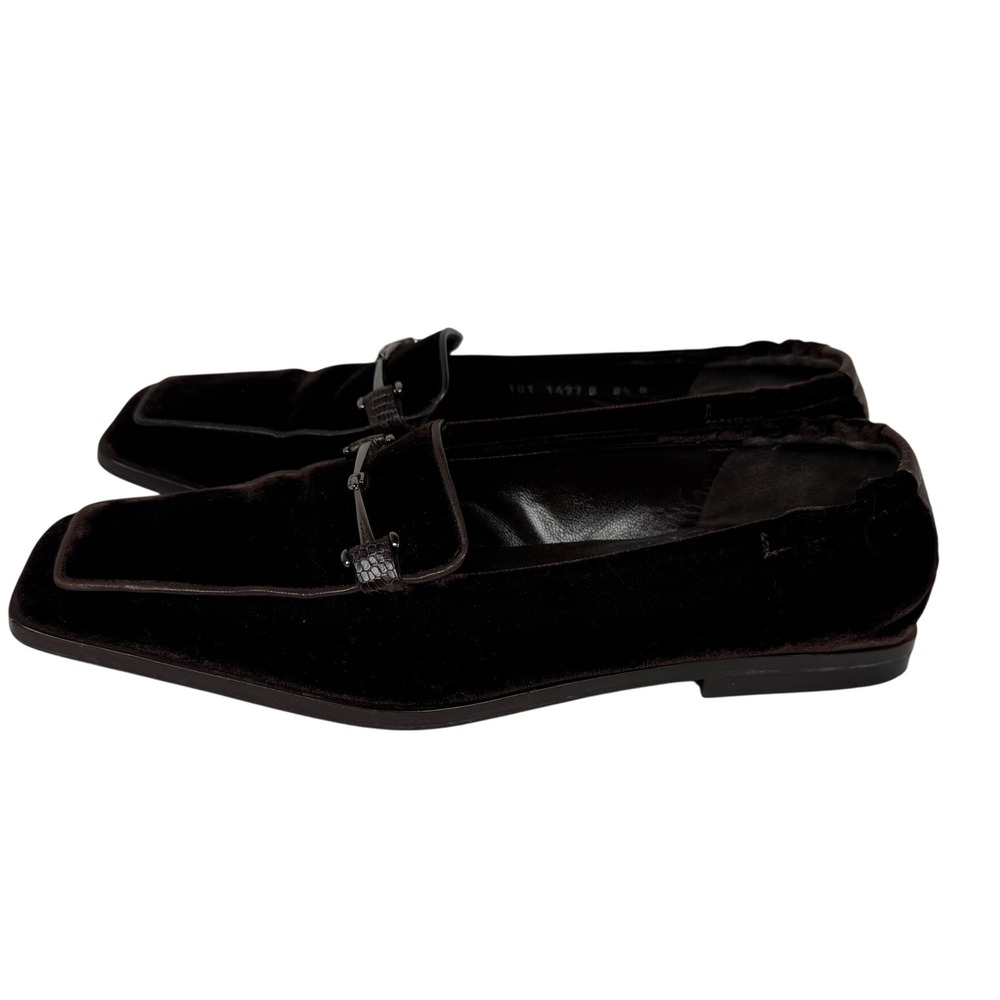 GUCCI Women's Suede Bit Loafers, Espresso Brown, Silver Bit Hardware, Size 8.5 B - Picture 2 of 13